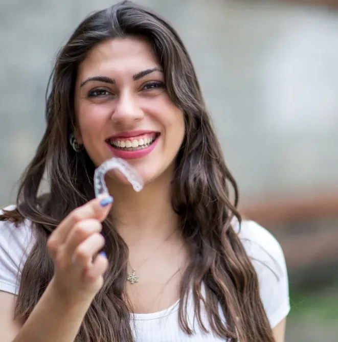 Invisalign clear aligner treatment