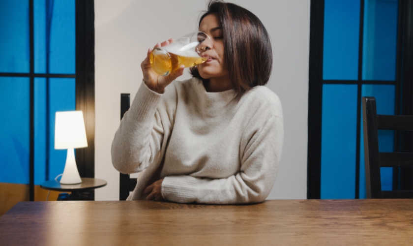 can i drink alcohol after teeth whitening